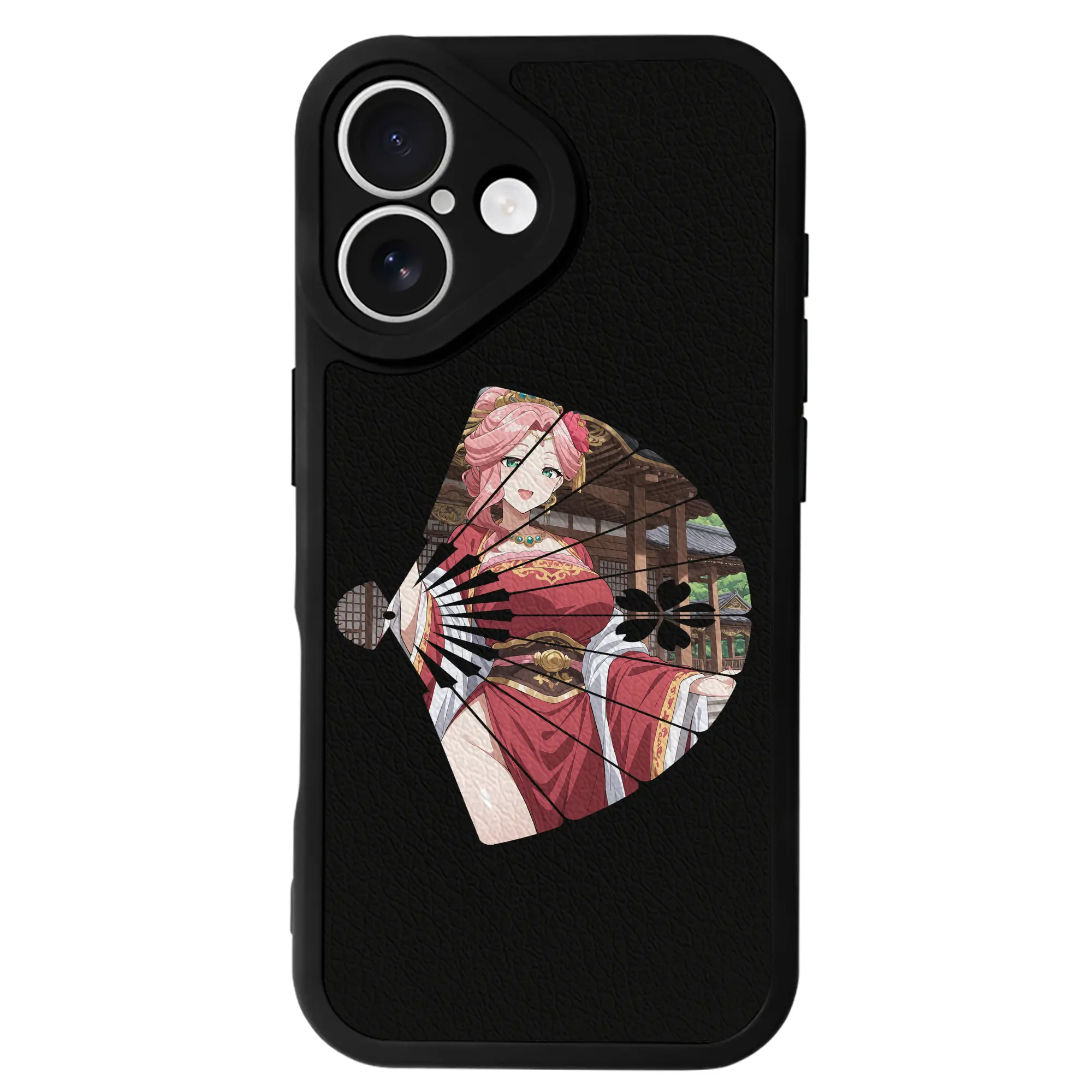 薬屋のひとりごと グッズ,玉葉妃 - IPhone 16シリーズ対応 ・ シリコンスマホケース ・ レザー調 ・ 高精度フィット ・ 耐衝撃 ・ ワイヤレス充電対応 ・ 精密カット